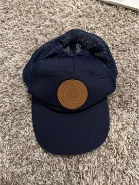 Orlando, FL Rocketship Navy Mesh Back Trucker Hat - Casual Style